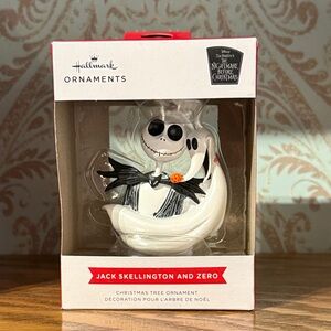 Hallmark Black and White Jack Skellington Ornament